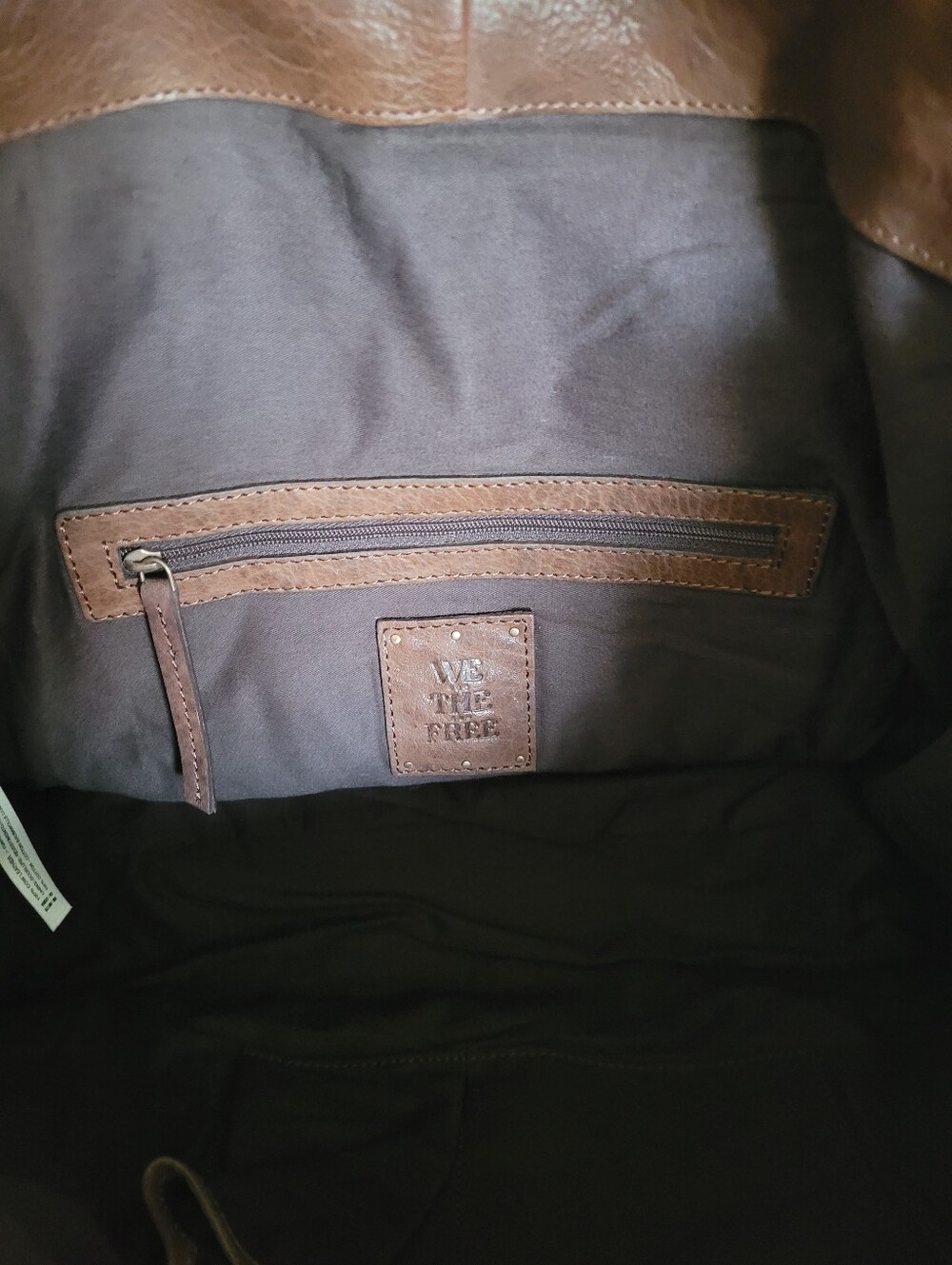 Free People We The Free Shay Stud Tote Leather Suede Bag - Picture 10 of 13